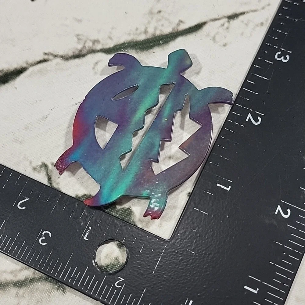 Metal Purple shades Turtle Hawaiian Look Refrigerator‎ Magnet